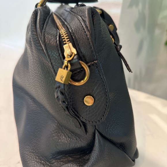 Black EUC leather satchel - Picture 5 of 6